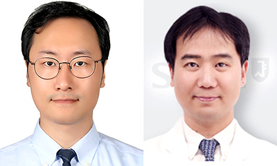 (왼쪽부터) 박형준 전공의, 김상혁 교수.