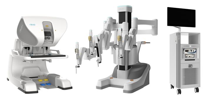 미래컴퍼니가 국산화에 성공한 복강경 수술로봇시스템 '레보아이'가 병원가 최초로 기쁨병원에 도입됐다.