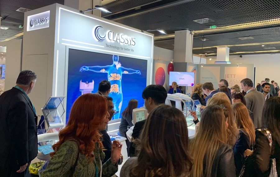 클래시스가 새해 첫 날부터 한 달간 프랑스 파리에서 열린 'IMCAS World Congress 2019'에 참가했다. 클래시스는 이번 학회에서 고강도 집속형 초음파를 이용한 '울트라포머III'(국내명 슈링크)와 신제품 '클라투 알파'를 집중적으로 전시·홍보했다.