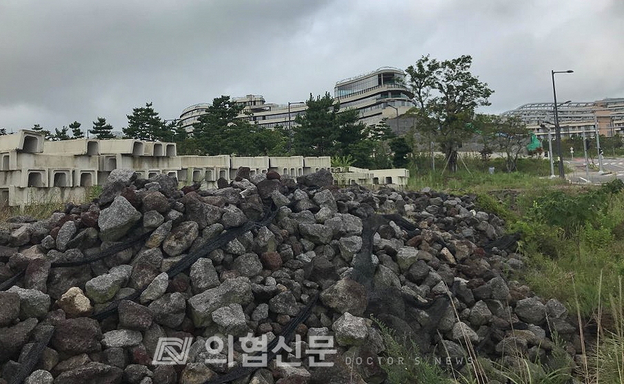 2019년 8월 예정?...'제주 녹지국제병원' 잡초만 무성