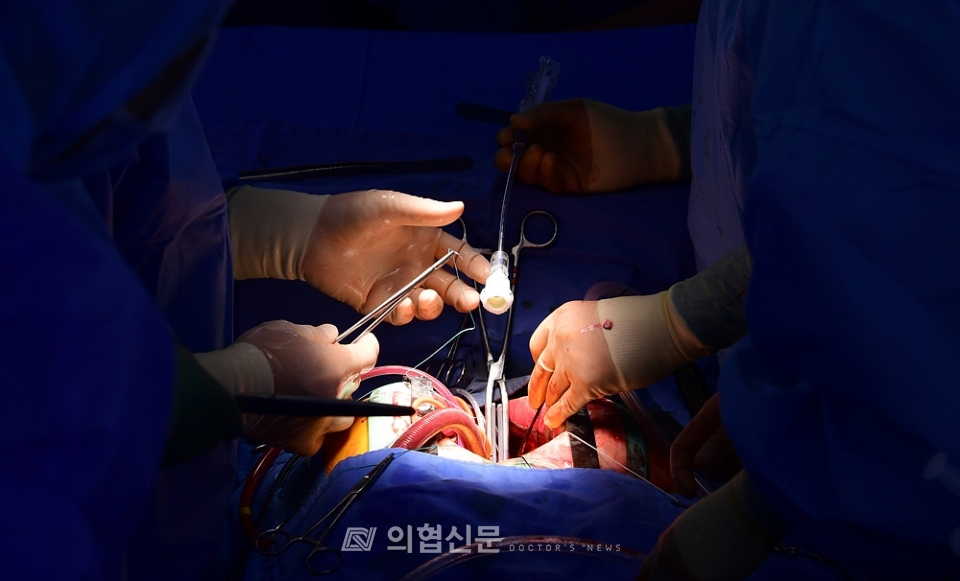 대학병원 흉부외과 수술 장면 ⓒ의협신문 김선경
