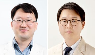 삼성서울병원 소화기내과 신동현 교수(왼쪽)·송병근 임상강사.