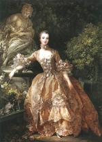 부셰 작 '폼파두르 부인의 초상화'(1759), 런던 왈다스 콜렉숀