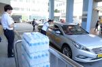부산백병원, 구급대원·택시기사에 생수 제공