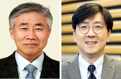 (왼쪽부터) 백선하 교수, 김재용 교수
