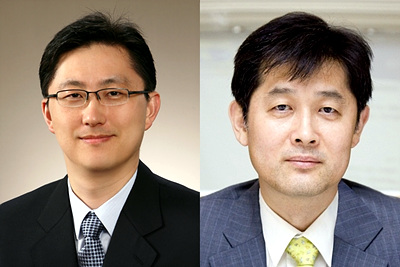 (왼쪽부터) 김의태 교수, <span class='searchWord'>권준수</span> 교수