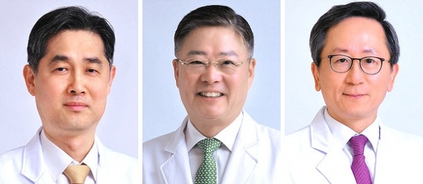 (왼쪽부터) 권준수 교수, 김연수 교수, 김용진 교수