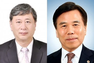 이상문 신임 의료배상공제조합 이사장·김재왕 공제조합 대의원회 의장(사진 왼쪽부터) ⓒ의협신문