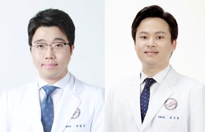 박현진(왼쪽)·유기한 강남성심병원 정형외과 교수.