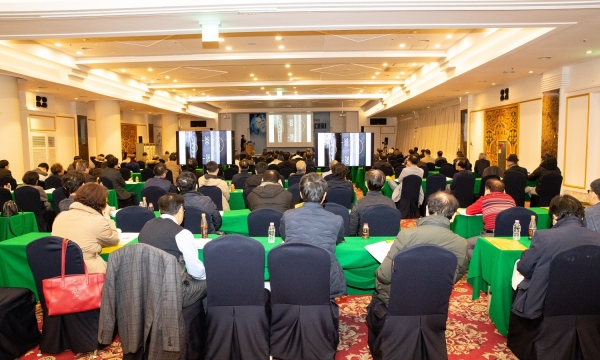 전남의사회 후반기학술대회에 참석한 300여명의 회원들이 강의를 경청하고 있다. ⓒ의협신문