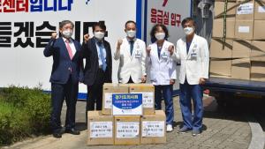 경기도醫, 아주대병원에 방호복 2천장 후원
